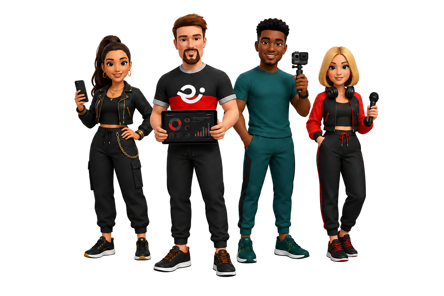 Creator Management Team – vier Creator-Typen für Influencer Marketing Agenturen